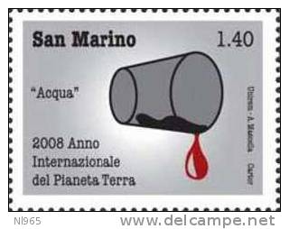 REPUBBLICA DI SAN MARINO - ANNO 2008 - ANNO INTERNAZIONALE PIANETA TERRA  - ** MNH - Neufs