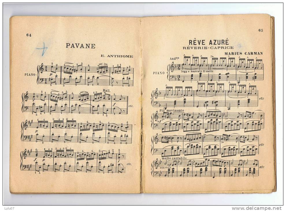 Memento Du Professeur De Musique    Edt 1928     70 Pages   14 Cm X 18.5 Cm - Opera