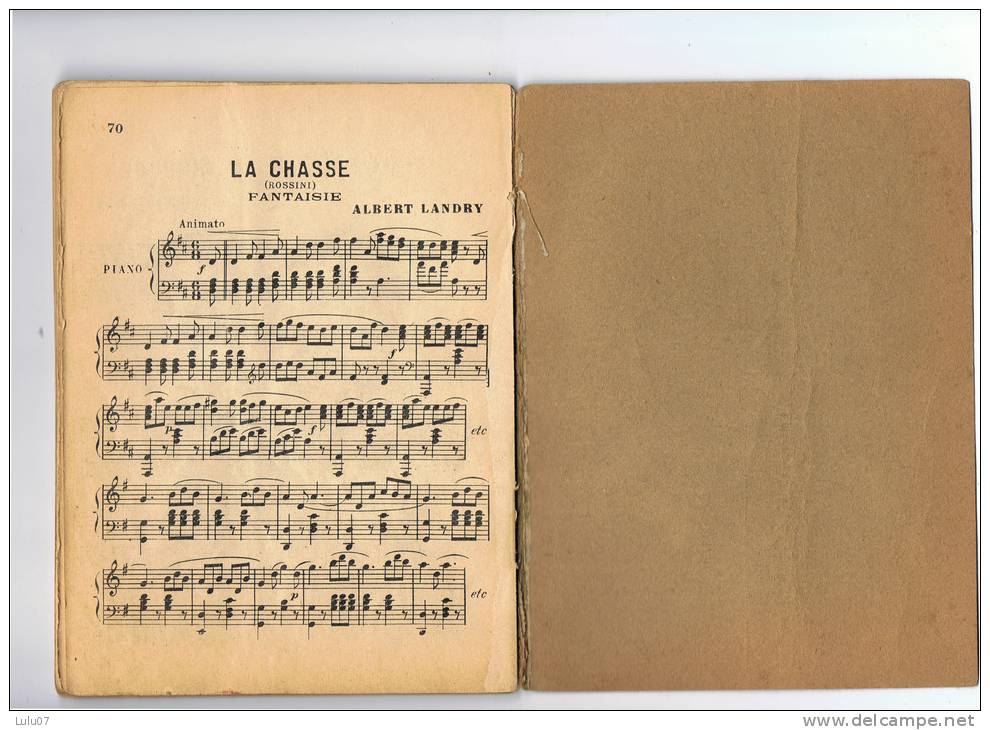 Memento Du Professeur De Musique    Edt 1928     70 Pages   14 Cm X 18.5 Cm - Insegnamento