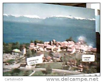 SCHWEIZ SUISSE SWITZERLAND SVIZZERA SAINT PREX ET LES ALPES Vue Generale VB1976  DM1989 - Saint-Prex