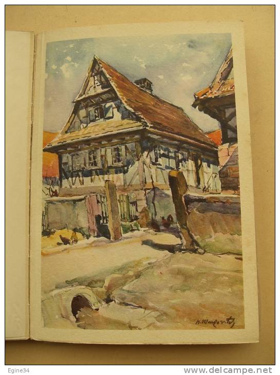 ALPINA -Claude ODILE - ALSACE - Aquarelles De Nicolas MARKOVITCH - 1934 - Alsace