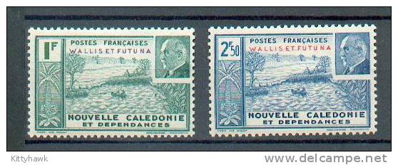 Wallis 89 - YT 90 - 91 * - Charnières Complètes - Unused Stamps