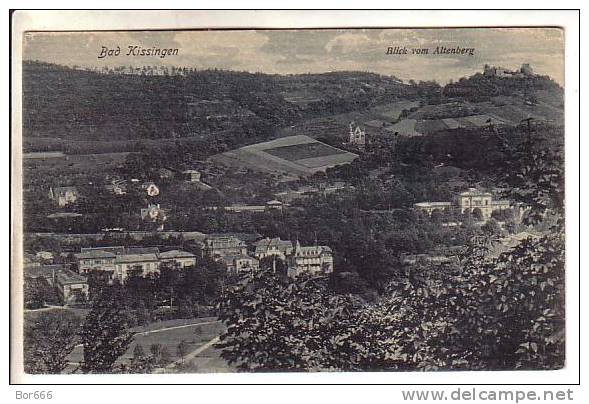 GOOD OLD GERMANY POSTCARD - Bad Kissingen - Blick Vom Altenberg - Bad Kissingen