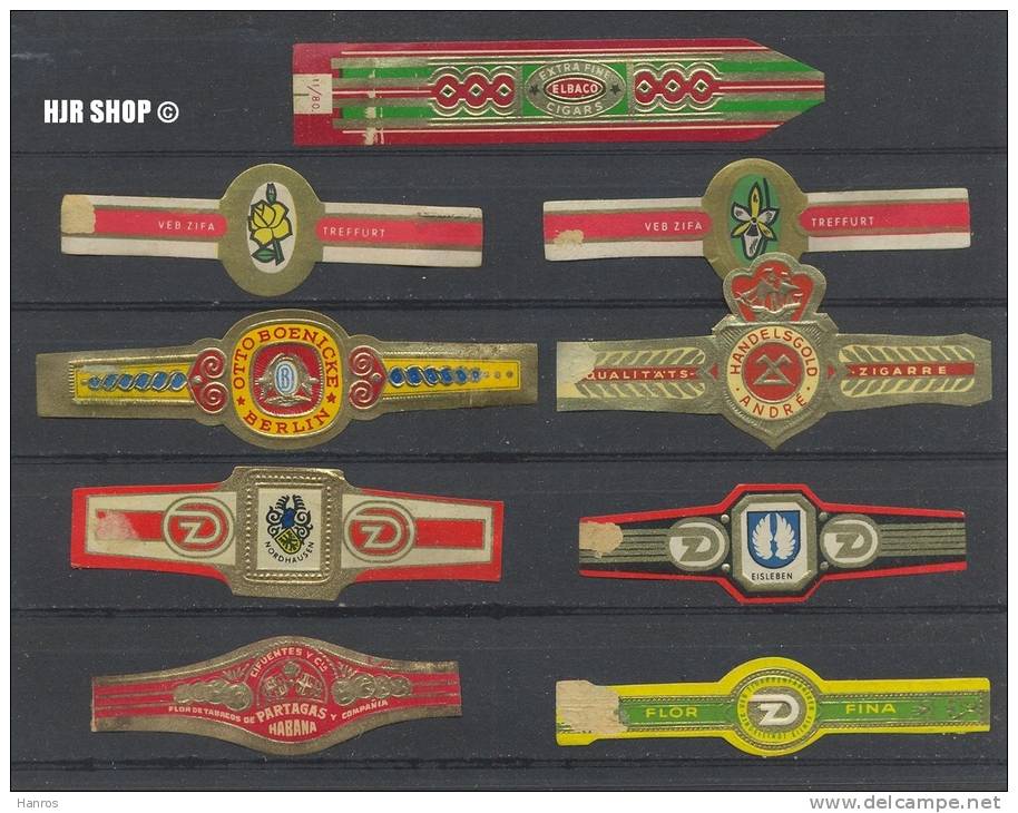 DDR, Zigarren-Etiketten, Zustand. Gut - Cigar Bands