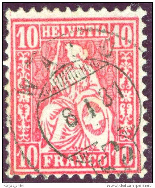 Heimat ZH WALD 1881-01-08 Vollstempel Auf Zu#38 Sitzende Helvetia - Used Stamps
