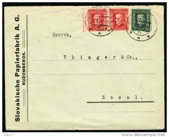 Czechoslovakia. Cover. Ružomberok 9.X.26.   (A06027) - Covers & Documents