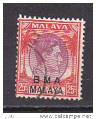 P3584 - BRITISH COLONIES BMA MALAYA Yv N°10 - Malaya (British Military Administration)