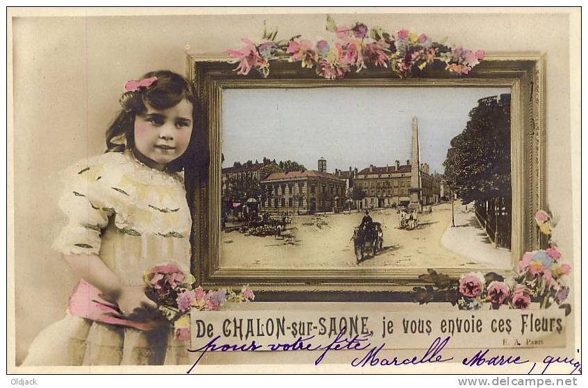 De CHALON-sur-SAONE Je Vous Envoie Ces Fleurs - Chalon Sur Saone