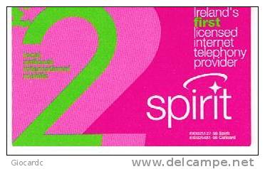 IRLANDA (IRELAND) -  SPIRIT   (REMOTE)  - £ 2    - USED  -  RIF. 7844 - Irlanda