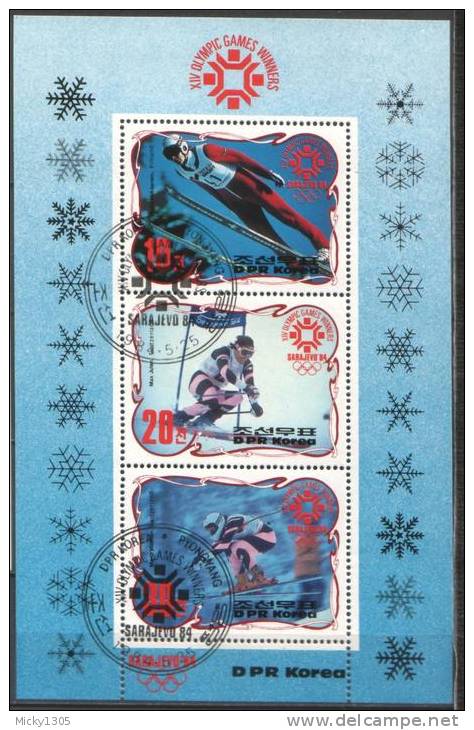 Block 176 Gestempelt / Miniature Sheet Used (K557) - Winter 1984: Sarajevo