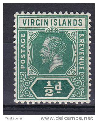 British Virgin Islands 1913 Mi. 35b     ½ P King George V. MH* - Iles Vièrges Britanniques