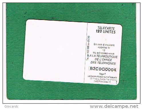 MONACO   - OFFICE TELEPHONE  (CHIP) -  1993 PRENEZ  LE BUS            - USED  -  RIF. 3895 - Monace