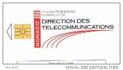 MONACO   - OFFICE TELEPHONE  (CHIP) -  1993 DIRECTION DES TELECOMMUNICATIONS            - USED  -  RF. 3894 - Monaco