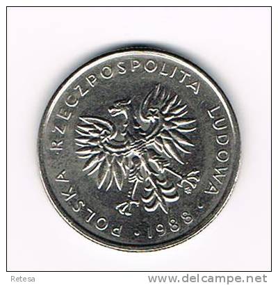 POLEN  10 ZLOTYCH  1988 - Polen