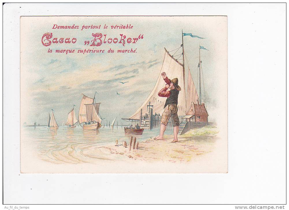 CHROMO CACAO " BLOOKER " , SCENE DE PORT , MARINE - Sonstige & Ohne Zuordnung