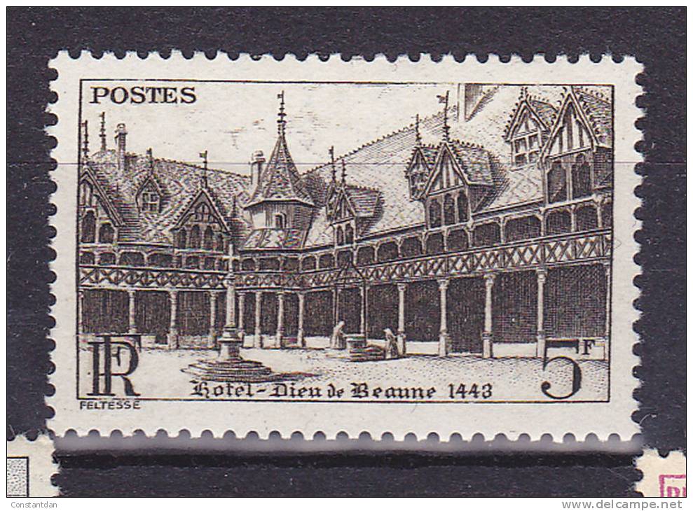 N° 499 HOSPICES DE BEAUNE** PAPIER TRES EPAIS - Unused Stamps