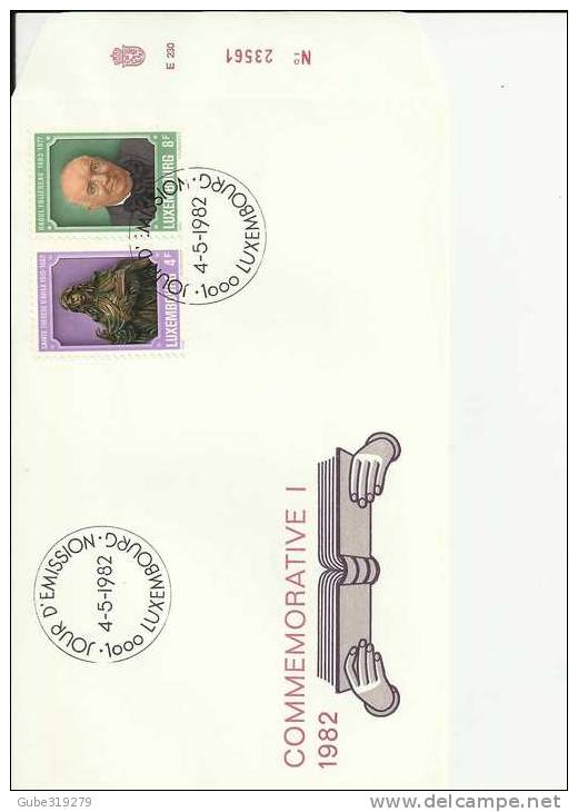 LUXEMBOURG 1982- ST.THERESE D'AVILA-RAUL FOLLERAU ED COMMEMORATIVE  W//2STAMPS MICHEL 1054/1055 POST.MAY 4,1982 RE:120 - FDC