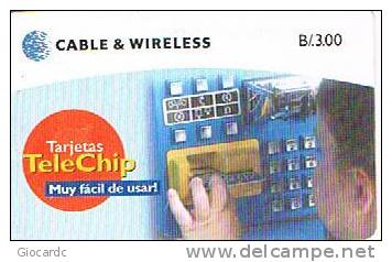 PANAMA - C & W  (CHIP) - 2000 TELECHIP        - USED  -  RIF. 2009 - Panama