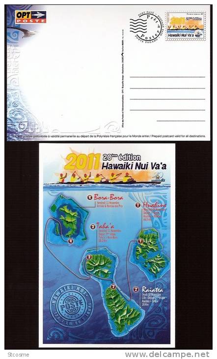 Entier / Stationery / PSC - Polynésie Française - Carte ACEP N°23 - état Neuf - 20° édition De La Hawaiki Nui - Enteros Postales