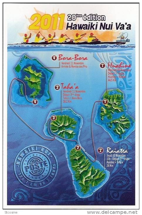 Entier / Stationery / PSC - Polynésie Française - Carte ACEP N°23 - état Neuf - 20° édition De La Hawaiki Nui - Entiers Postaux