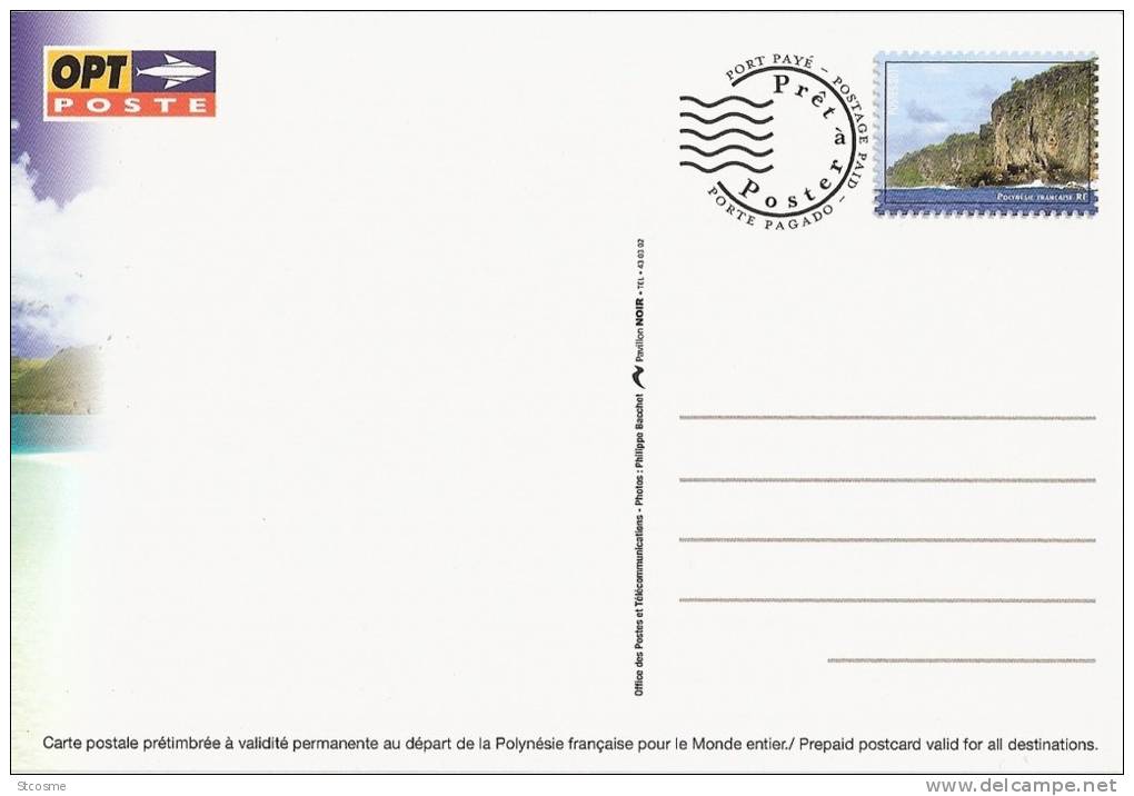 Entier / Stationery / PSC - Polynésie Française - Carte ACEP N°20 - état Neuf - Raivavae - Postal Stationery
