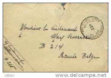 BELGIQUE - Enveloppe  Ayant Circulé En Franchise D'un Soldat Belge (04.IX.1916) - Ocupación Alemana