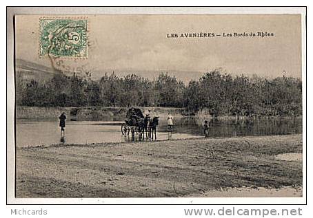 CPA 38 LES AVENIERES - Les Bords Du Rhone - Les Avenières