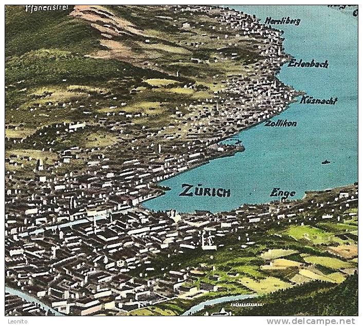 Zürichsee Zürich Erlenbach Herrliberg Stäfa Rapperswil Wädenswil Au Sihlwald Bendlikon......ca. 1965 - Erlenbach