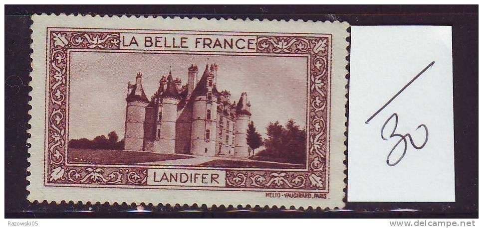 FRANCE. TIMBRE. VIGNETTE. CINDERELLA. BELLE FRANCE..............LANDIFER - Turismo (Viñetas)