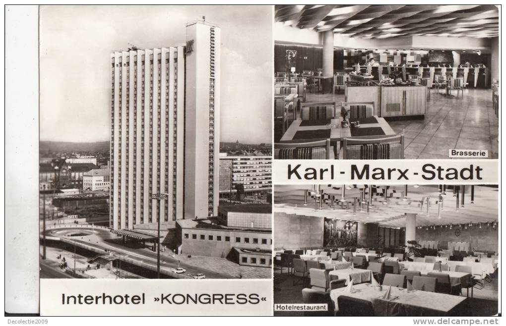 N3043 Chemnitz Karl Marx Stadt Interhotel Kongress Used Perfect Shape - Chemnitz (Karl-Marx-Stadt 1953-1990)