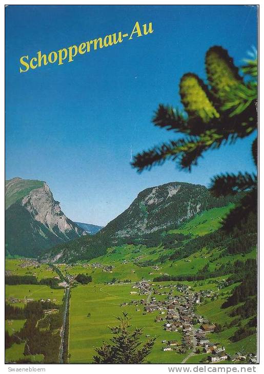 AT.- Schoppernau Mit Kanisfluh Und Mittagsfluh. Bregenzerwald Voralberg / Austria. Österreich. - Bregenzerwaldorte