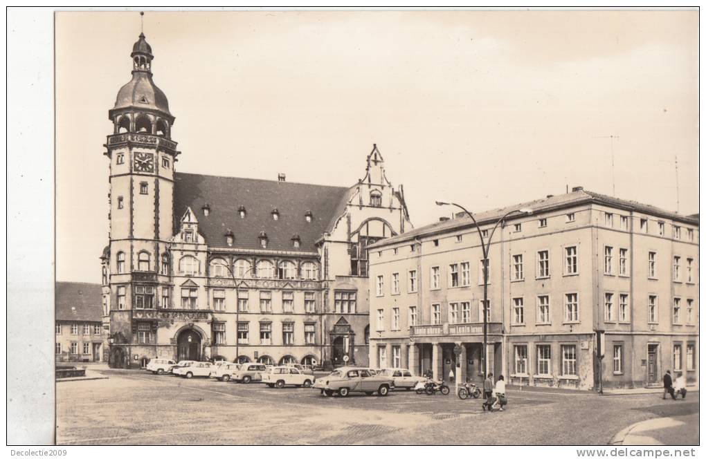 N3112 Köthen Marktplatz Mit Rathaus Und Stadthaus Not Used Perfect  Shape - Koethen (Anhalt)