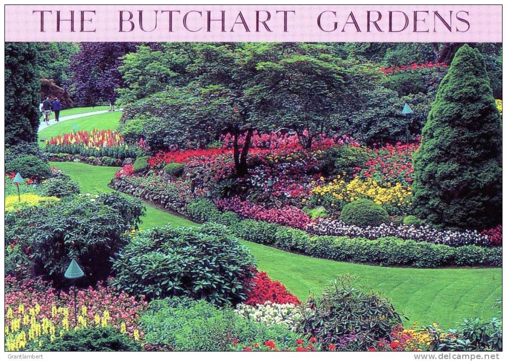 The Butchart Gardens, Victoria, BC - Natural Color Productions Unused - Victoria