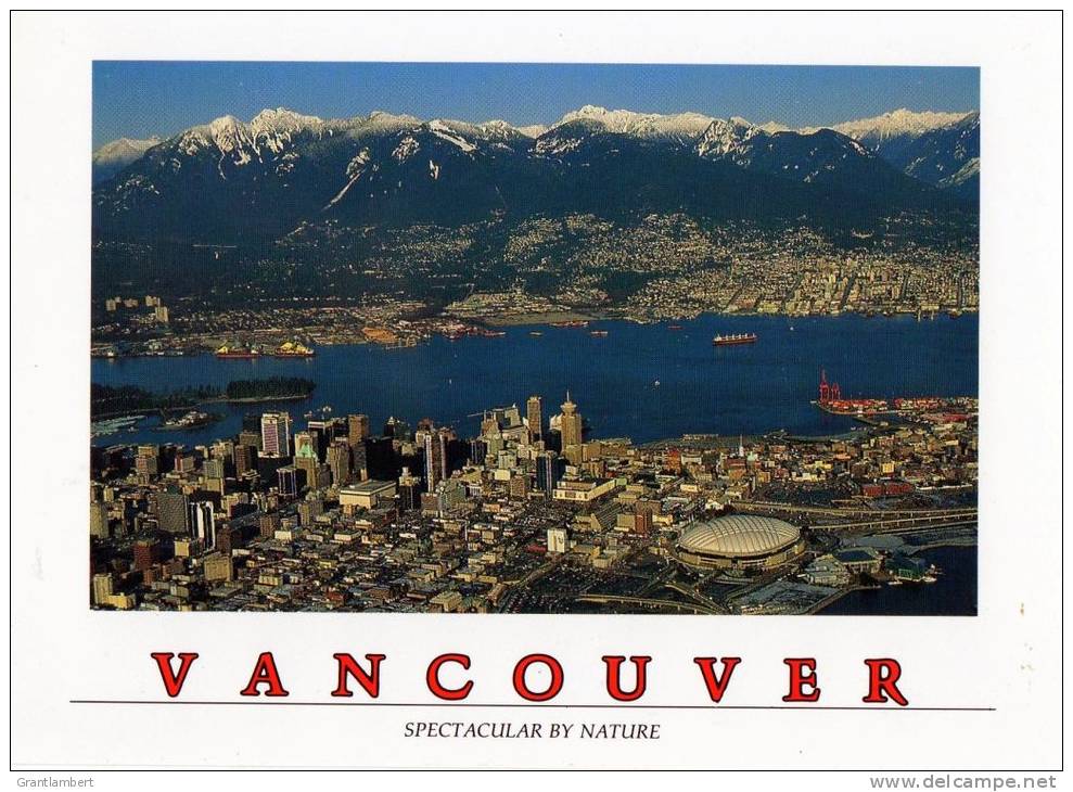 Vancouver British Columbia With Harbour &amp; North Shore Mountains Unused - Vancouver