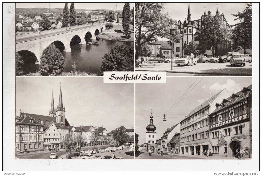 N3124 Saalfeld Saale Multiviews Used Perfect  Shape - Saalfeld