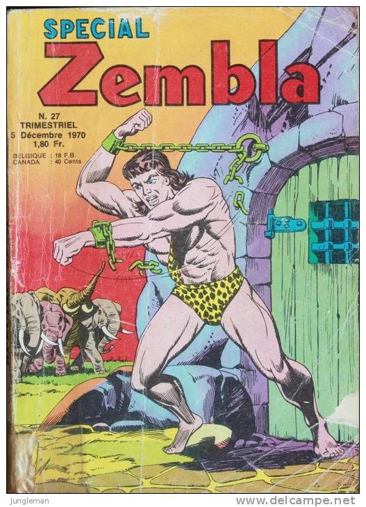 Zembla Spécial N° 27 - Editions LUG à Lyon - Décembre 1970 - BE - Zembla