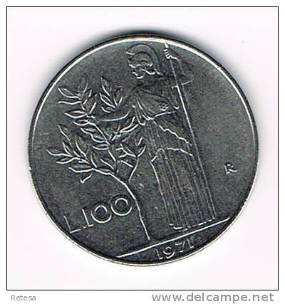 ITALIE  100  LIRE  1971 - 100 Liras