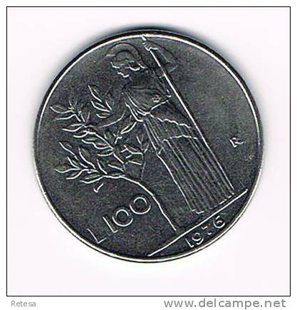 ITALIE  100  LIRE  1976 - 100 Liras