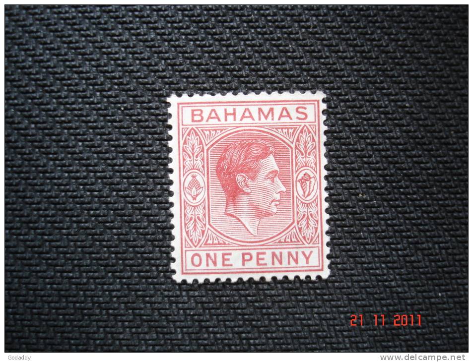 Bahamas 1938  K.George  VI   1d     SG150  MH - 1859-1963 Crown Colony