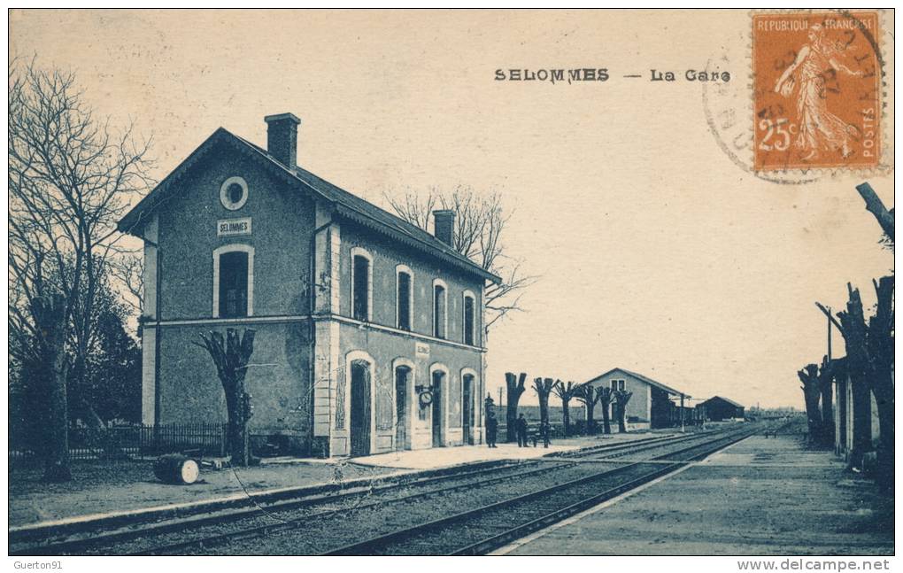 CPA (41)  SELOMMES  /  La Gare  - - Selommes