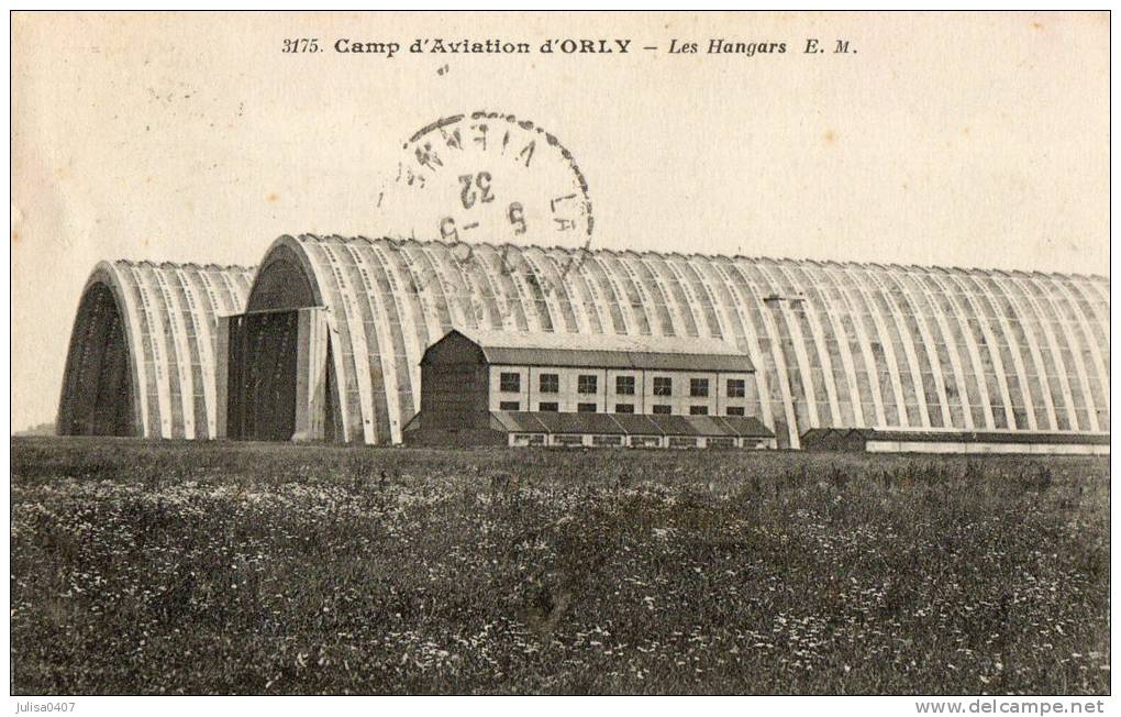 ORLY (94) Camp D'aviation Hangars - Orly