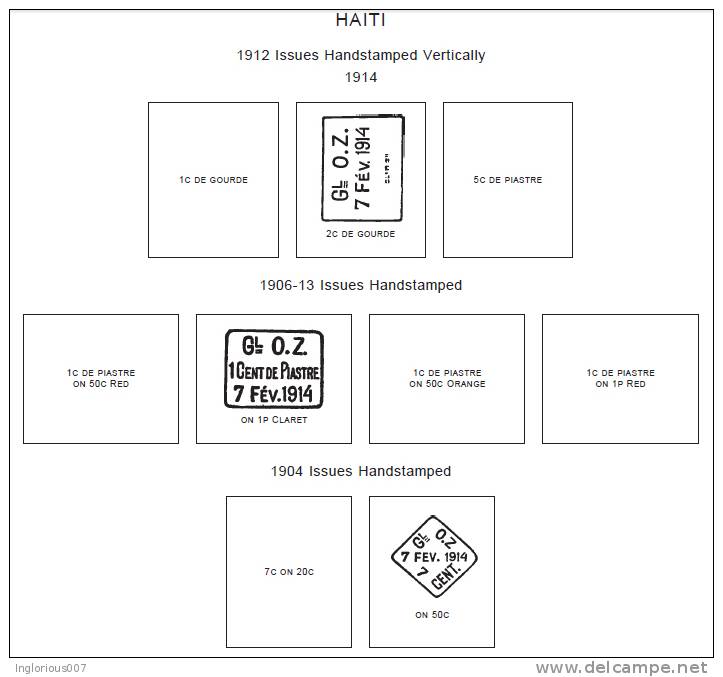 HAITI STAMP ALBUM PAGES 1881-2003 (201 Pages) - Inglés