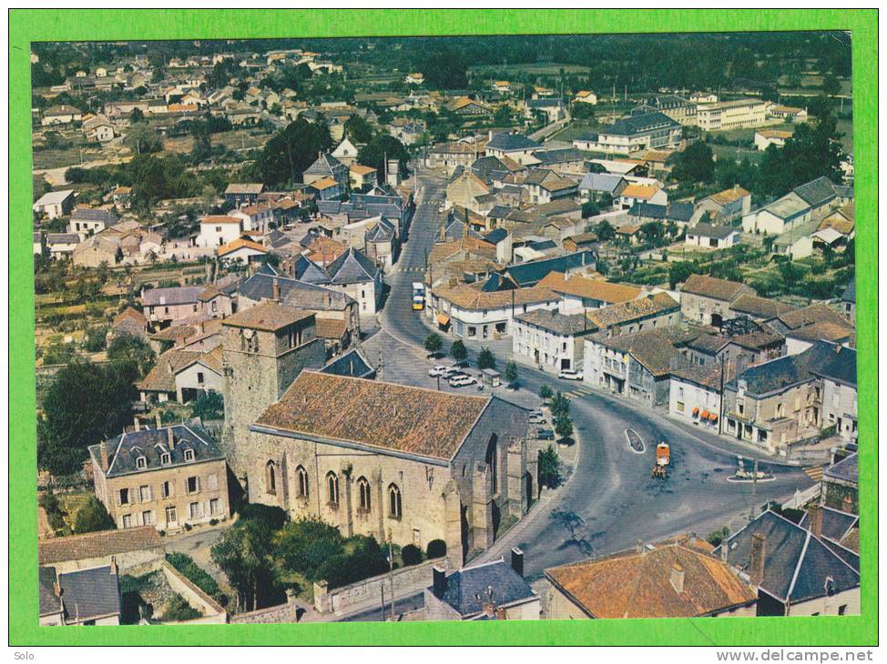 MONTCOUTANT - Vue Générale Aérienne - L'Eglise Et Le Centre Du Bourg - Moncoutant