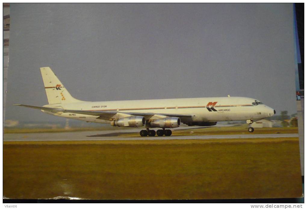 DC 8 55F   MK AIRCARGO   9G MKA   FRANKFURT  AIRPORT - 1946-....: Moderne