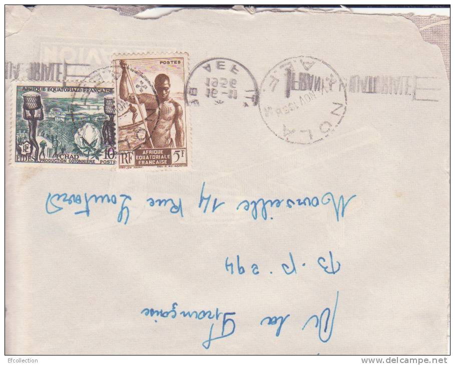 NOLA - OUBANGUI - A.E.F - 1956 - Colonies - Lettre - Marcophilie - Other & Unclassified