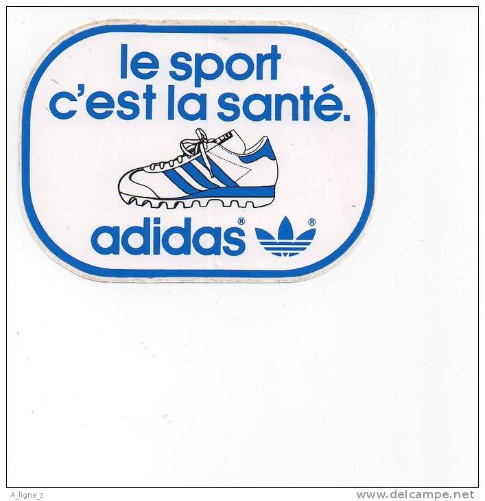 Ref AUTO 3 : Autocollant Sticker Adidas Le Sport C'est La Santé - Autocollants