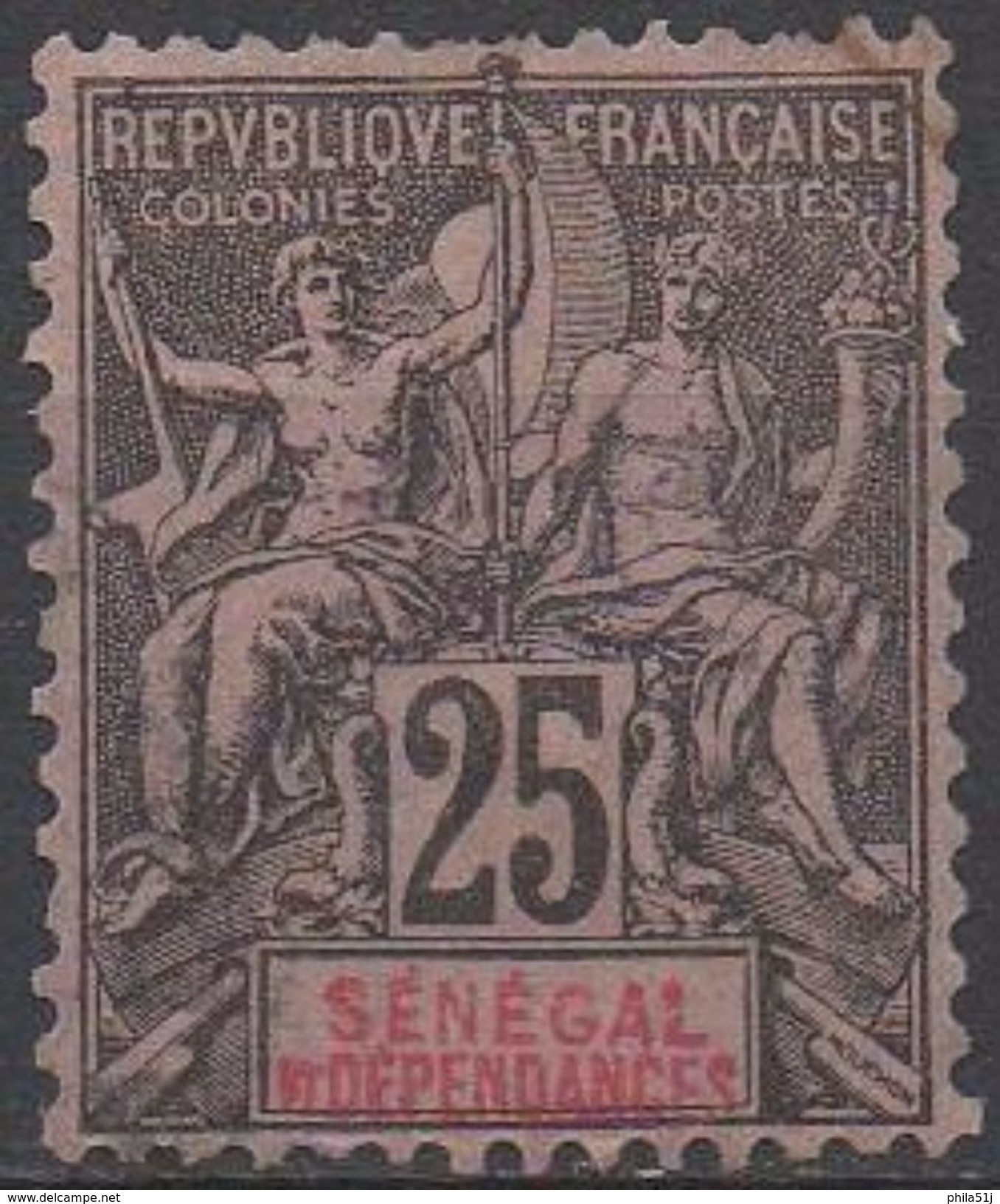 SENEGAL  1892    N°15__OBL  VOIR  SCAN - Oblitérés