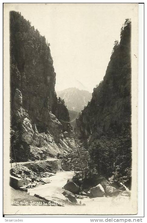 CARTE-PHOTO, LES GORGES DU GUIL - Guillestre