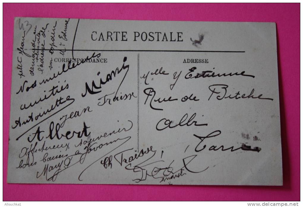 1913  CPA &gt;  ENVIRONS D'ISSINGEAUX  GORGES DU LIGNON LE VIADUC DE LA CHAPELETTE LA CASCADE &gt;&gt;HAUTE LOIRE 43 &gt - Yssingeaux