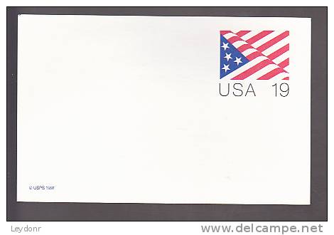 Postal Card - U.S. Flag - 1981-00